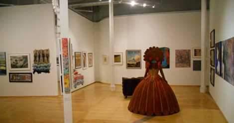 Members show installation view